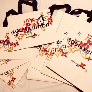 Louis Vuitton holiday shopping bags